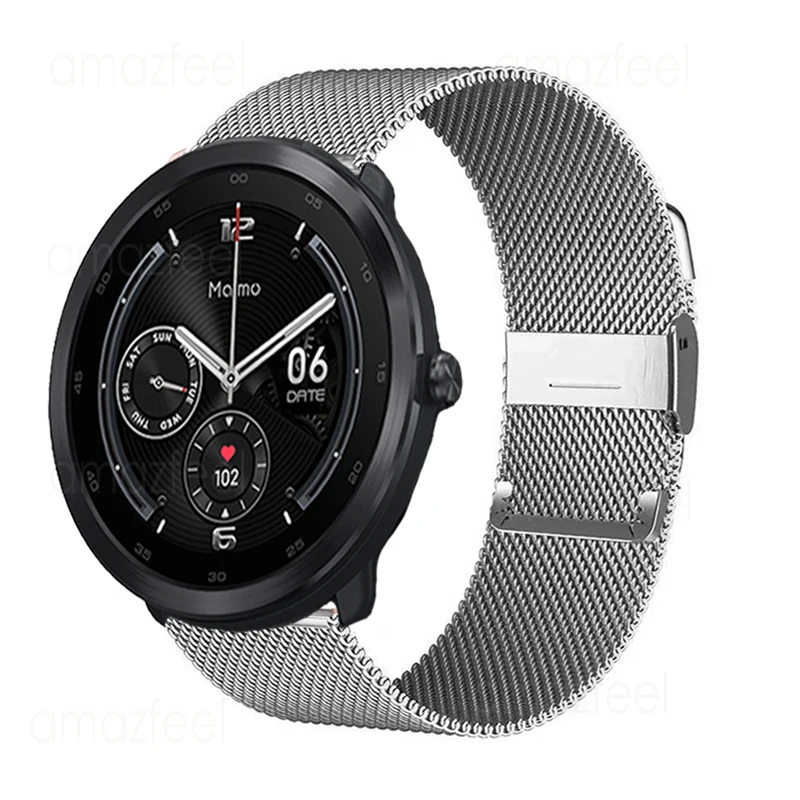 Bracelet en métal et acier inoxydable, 22mm, pour montre connectée Xiaomi Maimo Watch R, accessoires