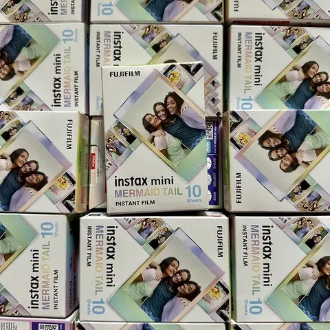 Fujifilm Instax Mini película Instax Mini 12/41 Instax Mini película de cola de sirena para cámara instantánea Fuji Mini EVO 40 SE 25 26 70 90 99