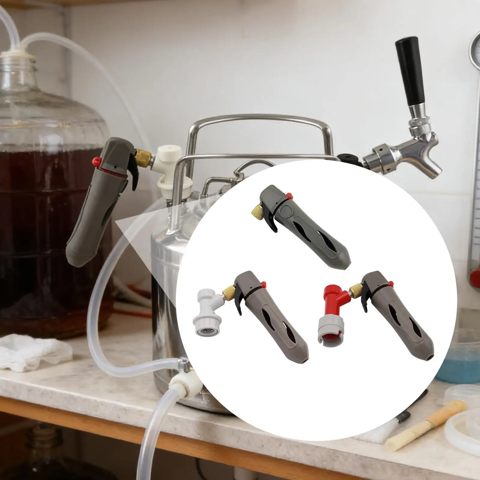 

Портативный дозатор CO2 для домашнего пивоварения, устройство для наполнения баллонов Ball Lock для вечеринок и мероприятий