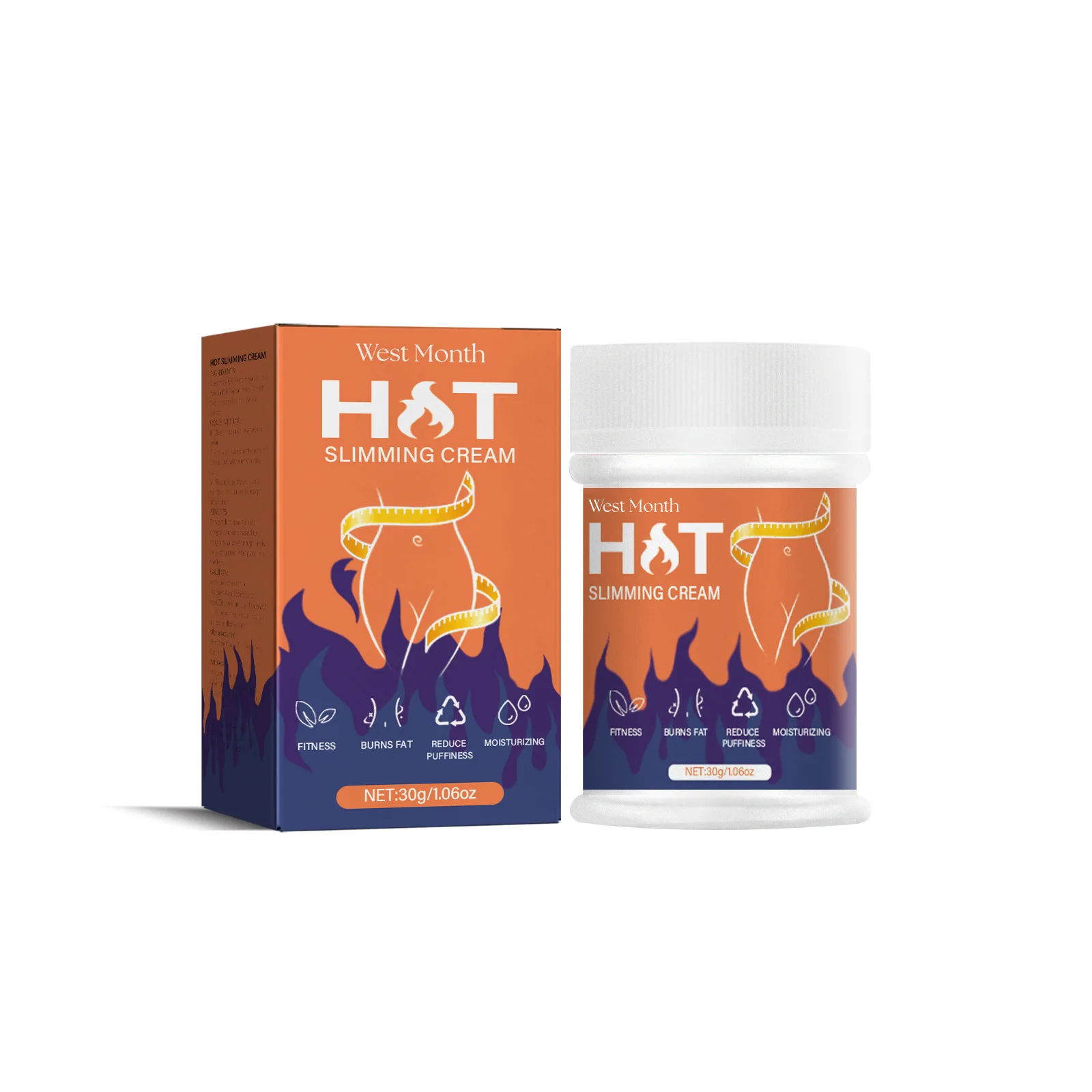 Body Slimming Cream Fat Burning Full Body Sculpting Remove Waist Leg Cellulite Losing Weight Belly Firming Body Fat Burner Cream