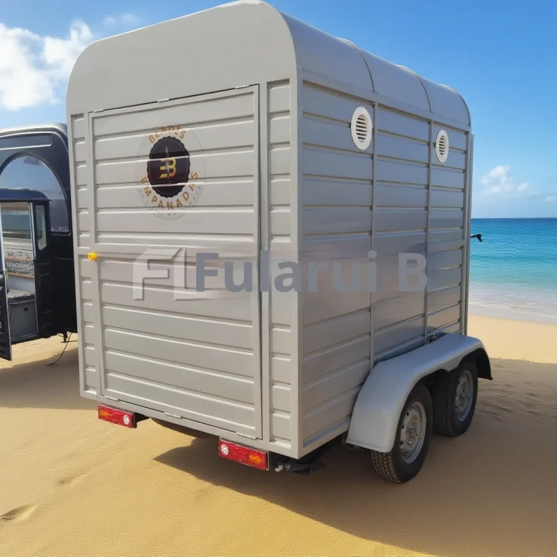 custom.Stainless Steel Mobile Stall Car Hamburger Custom Multi-functional Fast Food Trailer Food Truck