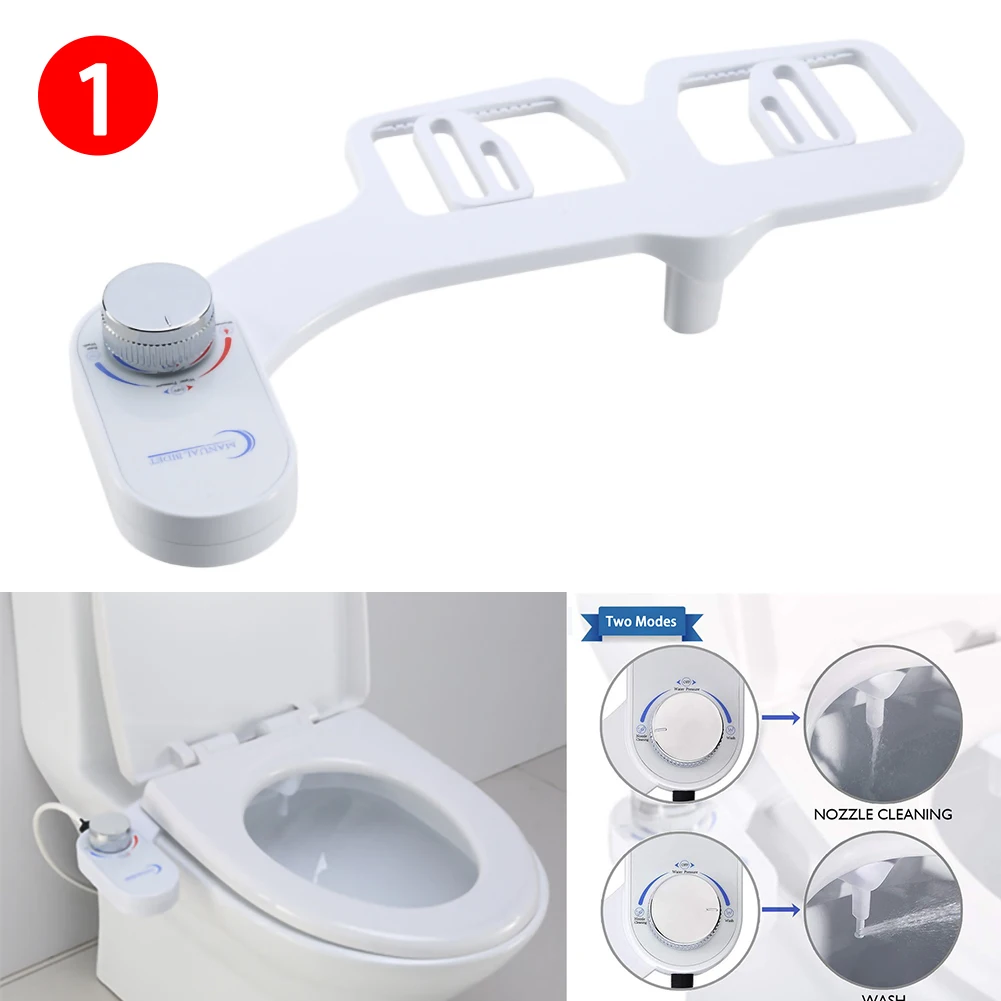 Bidet Toilet Seat,  with Self Cleaning Retractable Nozzle Cleans Your Rear for Hygienic Personal Care, Sanitizing