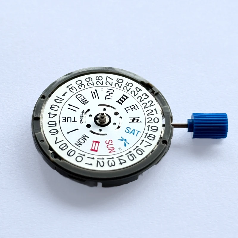 Japan Genuine NH36 Automatic Watch Movement Japanese Original 3 o'Clock Crown Day Date Week Men's Accessorie Mechanical Movement