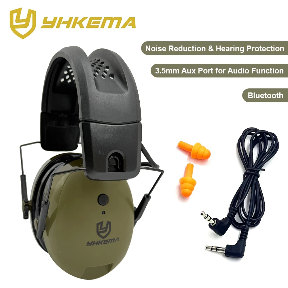 Original Bluetooth Tactical Electronic Shooting Earmuffs Outdoor Hunting Sound Pickup Noise Reduction Protection Hearing Headset