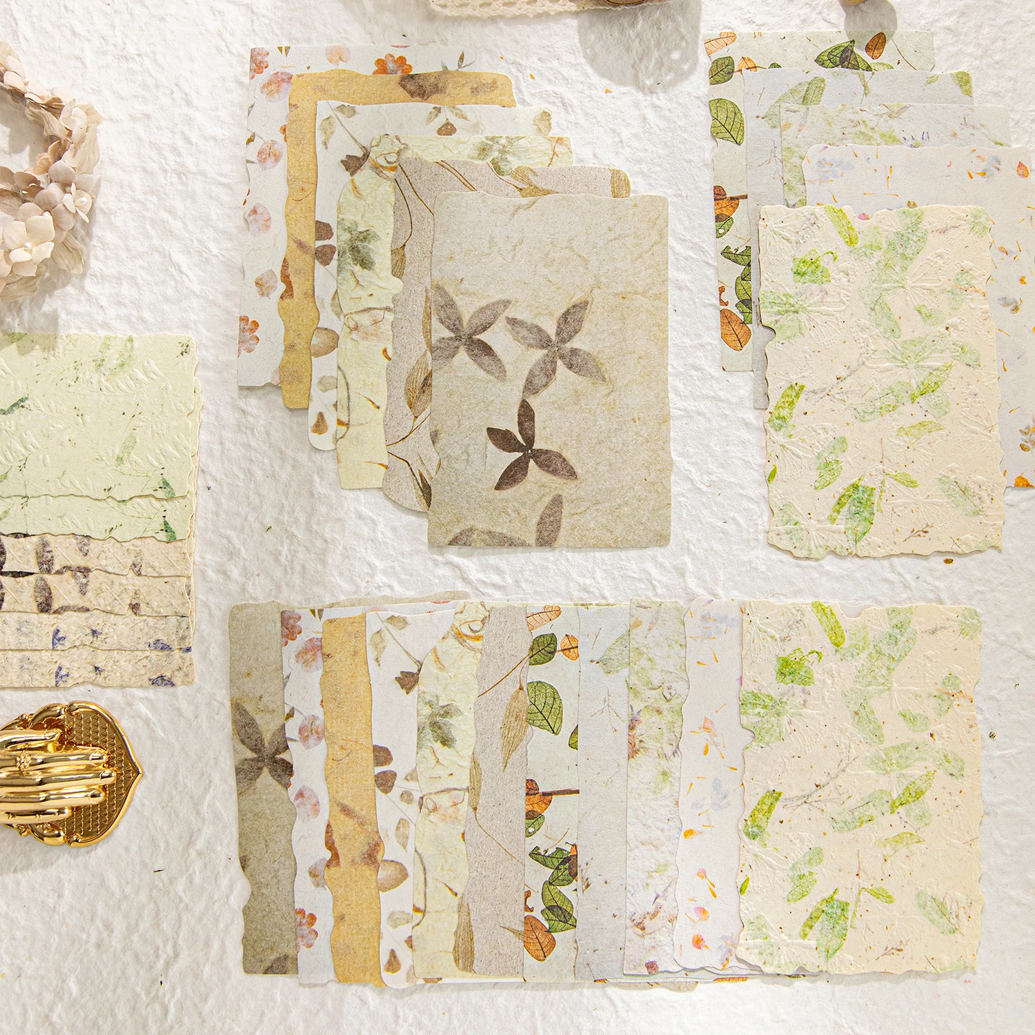 28 pièces/paquet, papier textu - Vintage Junk Journal Scrapbooking Paper avis et prix