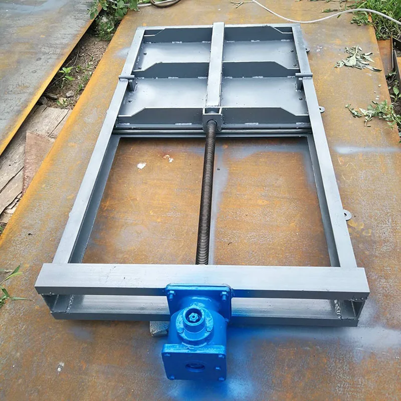 Steel mechanism gate integrated gate River reservoir, flat panel adjustable steel mechanism integrated