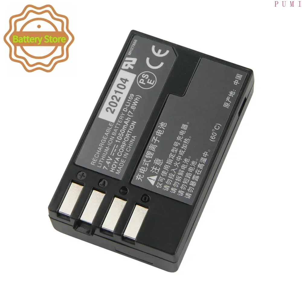 Batteries D-Li109 For Pentax K30 K50 K70 K500 KR KS1 KS2 KP KF K-30 K-50 K-70 K-500 K-R K-S2 K-S1 Replacement Battery