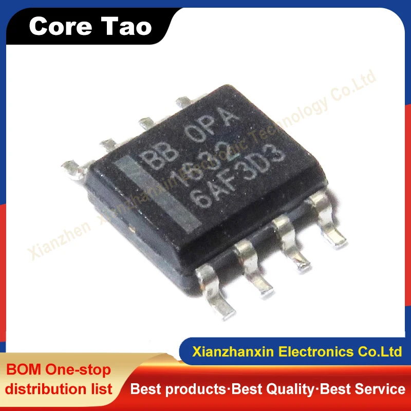 1 ~ 5 STKS/PARTIJ OPA1632DR OPA1632 1632 SOP8 Hoge prestaties volledig differentiële audio operationele versterker op voorraad