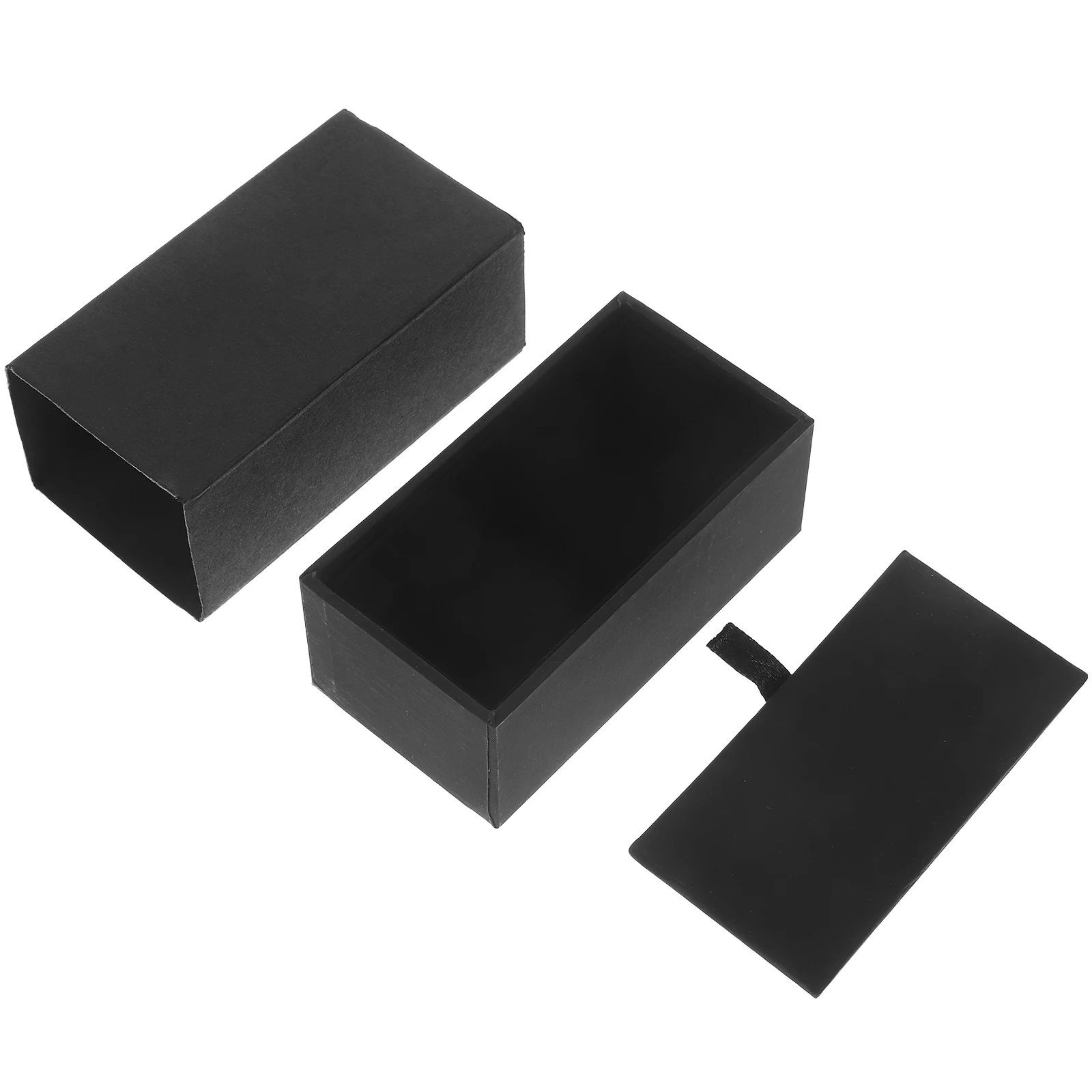 

Black Cufflinks Jewelry Gift Boxes For Cufflinks Square Storage Display Case For Jewelry Travel Elegant Gift Packaging