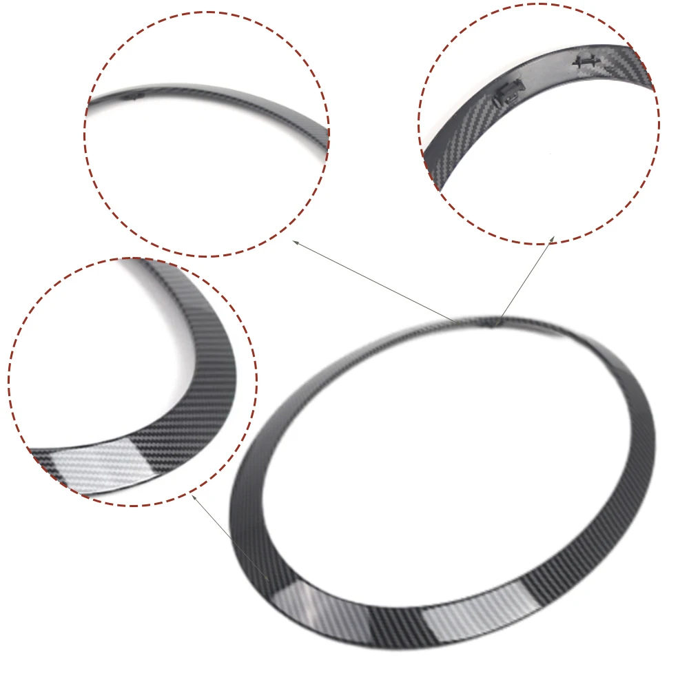 

51712355791 ABS Front Headlight Trim Ring Set 51712355798 51137300631 for MINI Cooper F55 F56 F57 2014-2021 Headlight Trim Rings