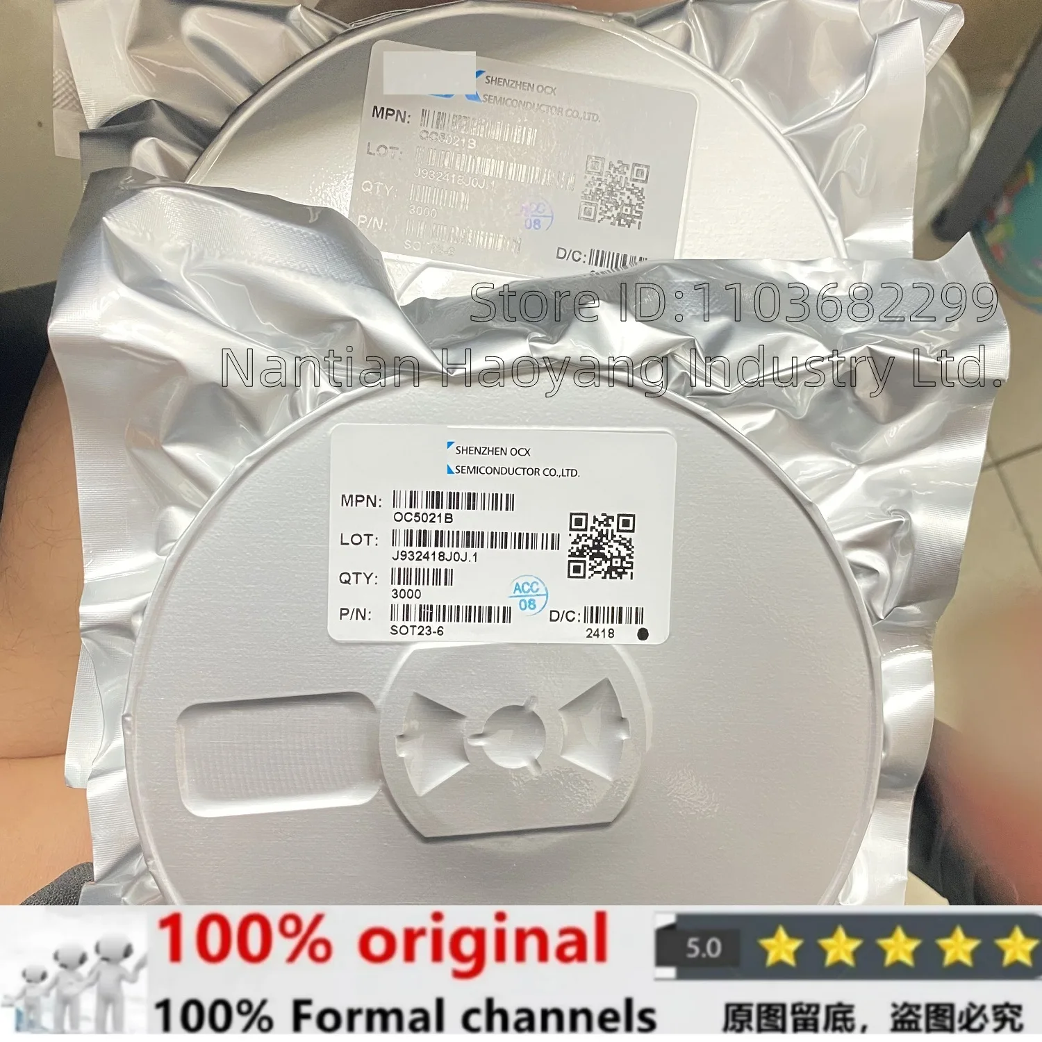 Original Only with Free Shipping 50pcs/100pcs/200pcs/Lot OC5021B