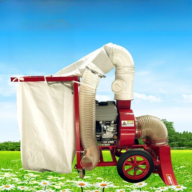

Leaf suction machine Hand-pushed multi-functional material collection vehicle Garden cleaning equipment Greening leaf
