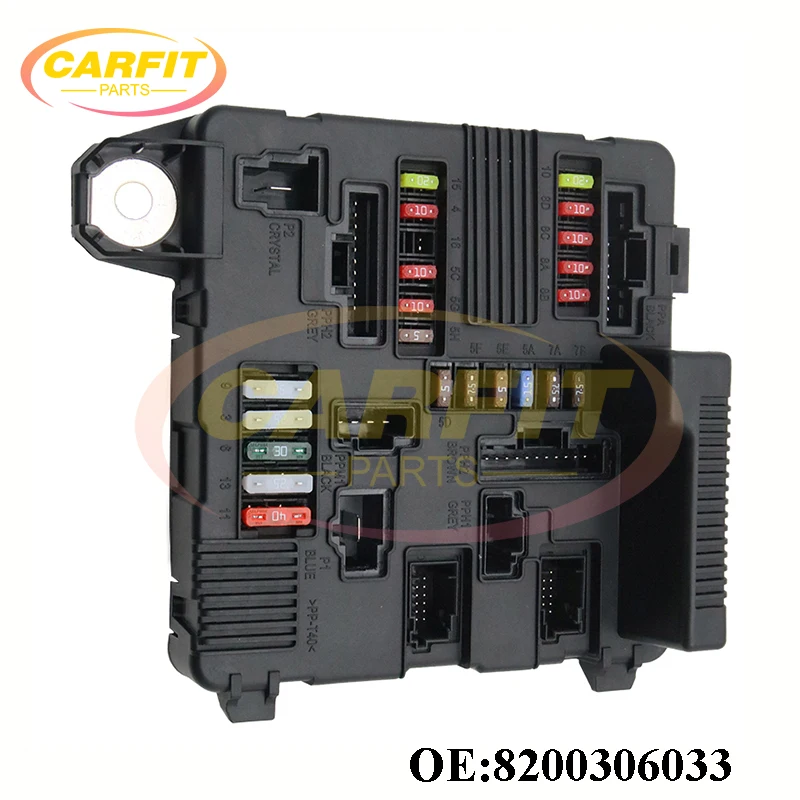 High Quality New OEM 8200306033 8200306032 5118399300 8200262385 Engine Fuse Box For Renault Megane II Scenic Auto Parts