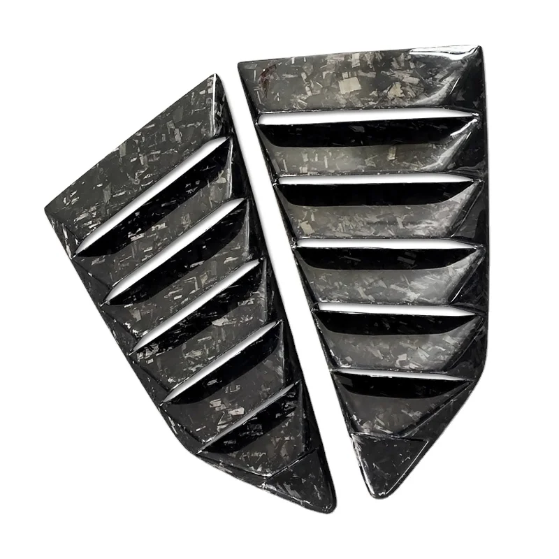 

suitable for Top Secret Style Forged Carbon Fiber Car Side Windows Scoop for Nissan GTR R35 2008-2018