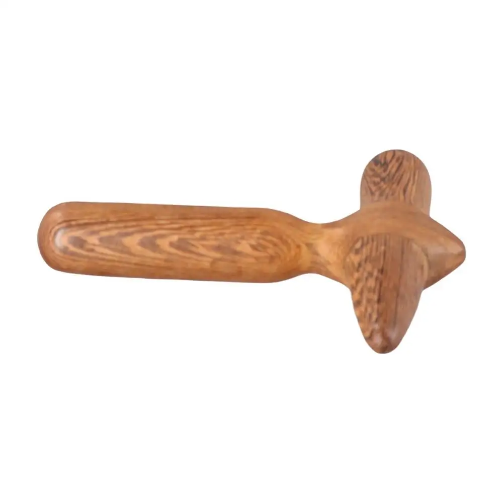 Sandalwood Cross Hammer Soreness Relief Muscle Relaxation Acupuncture Acupoint Stick Wooden Trigger Point Foot Spa Tool