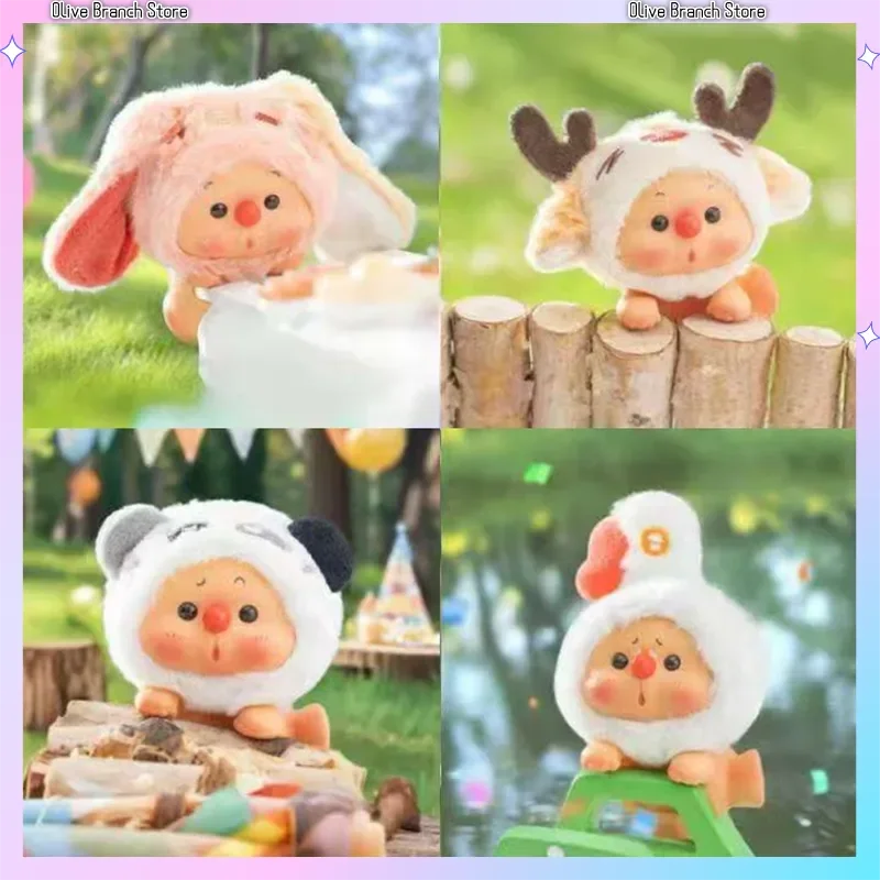 

Authentic Mystery Boxes Plush Oyo Hipper Bear Cub Fruit Power Series Blind Box Desktop Ornament Anime Peripherals Birthday Gift