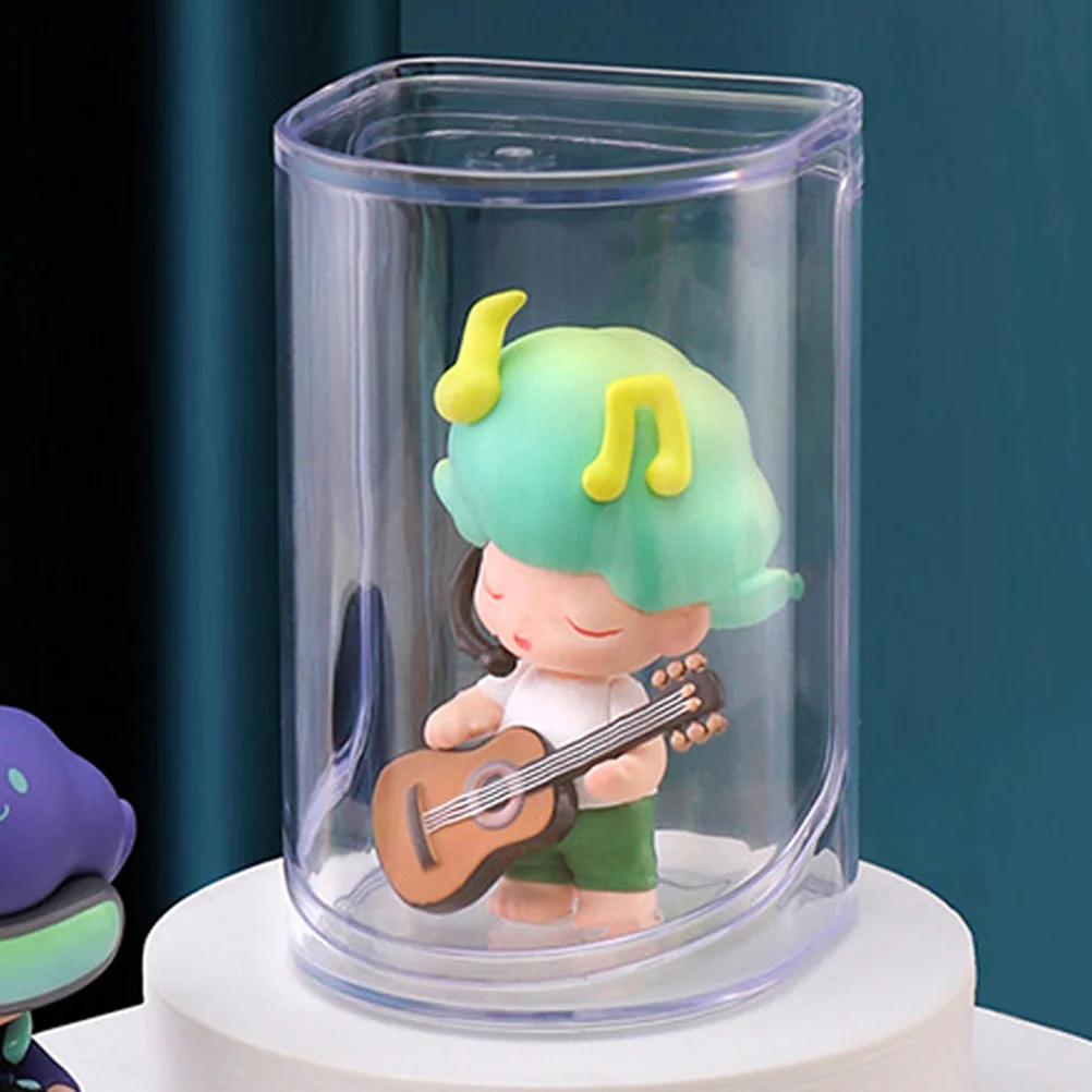 

2 Pcs Display Case for Model Box Model Toy Storage Box Transparent Container Figurine H ABS Plastic