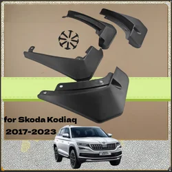 4x para skoda kodiaq 2017 2018 2019 2020 2021 2022 2023 mudflap para-lamas respingo guardas flare dianteiro acessórios da roda traseira