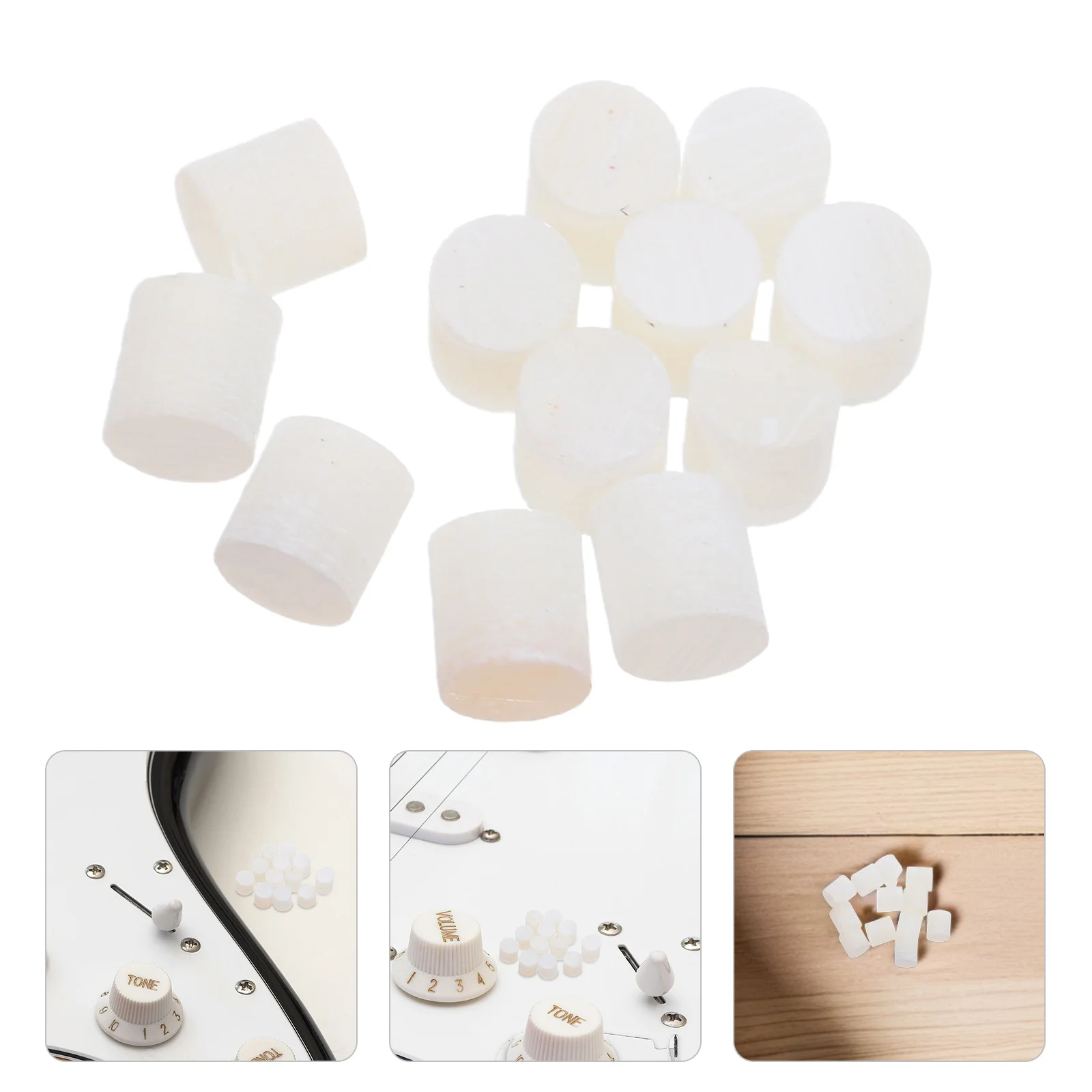 

12Pcs Guitar Side Dot Markers Shell Material Suitable Thickness Easy Installation Music Instrument Supply Guitar Inlays