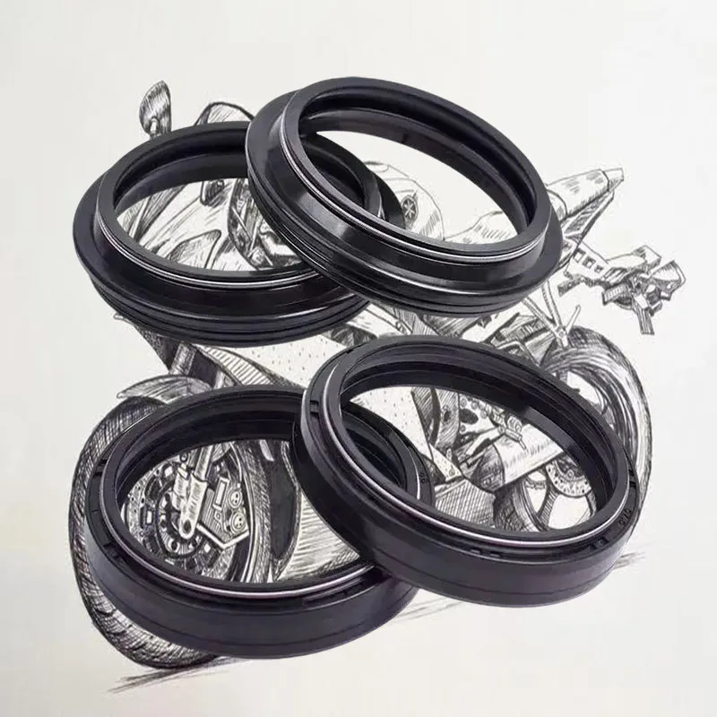 Retén de aceite y guardapolvo para horquilla delantera de motocicleta 41x53x8/11 para amortiguador Triumph DAYTONA 675 STREET TRIPLE 675 AMERICA 790