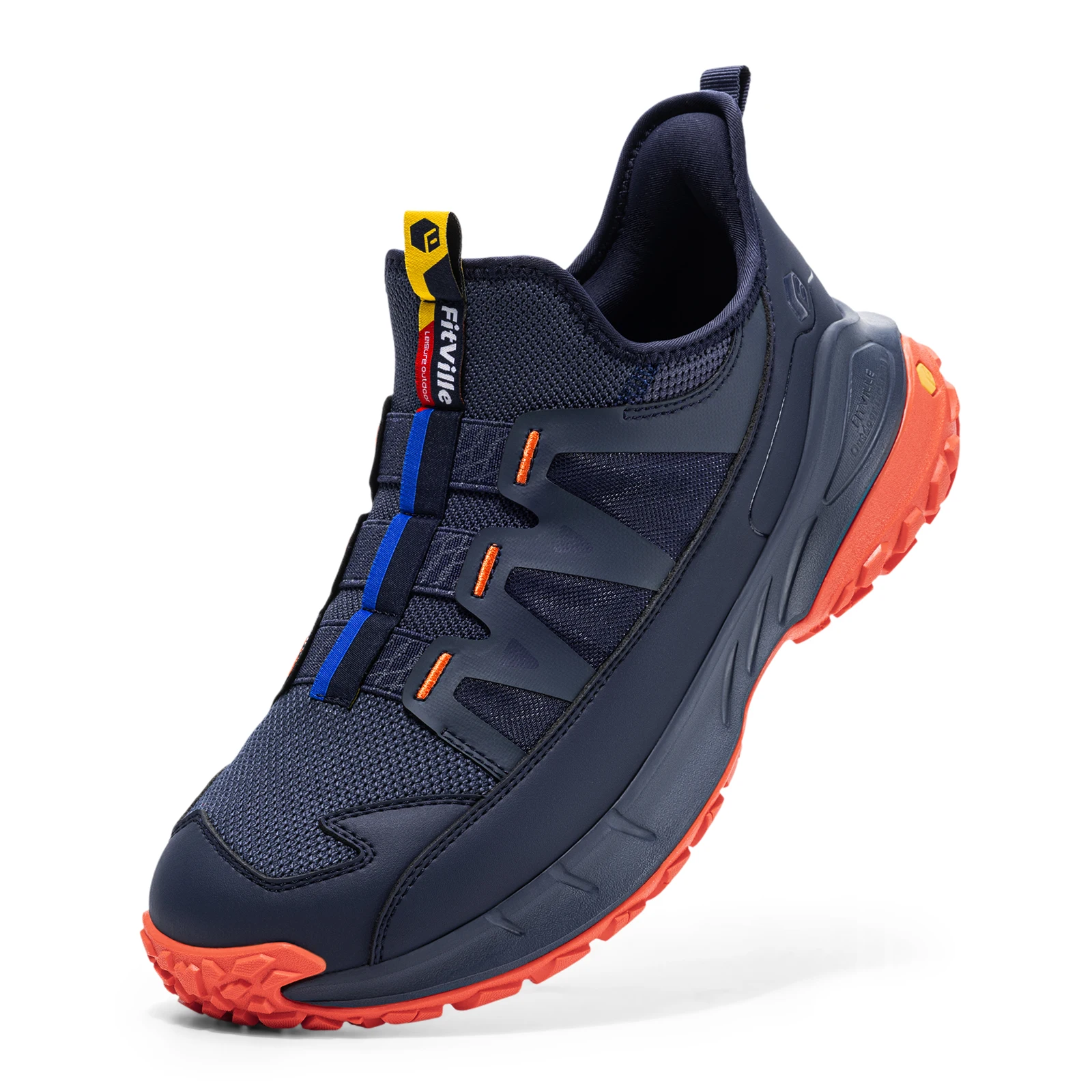 Dark Navy Orange