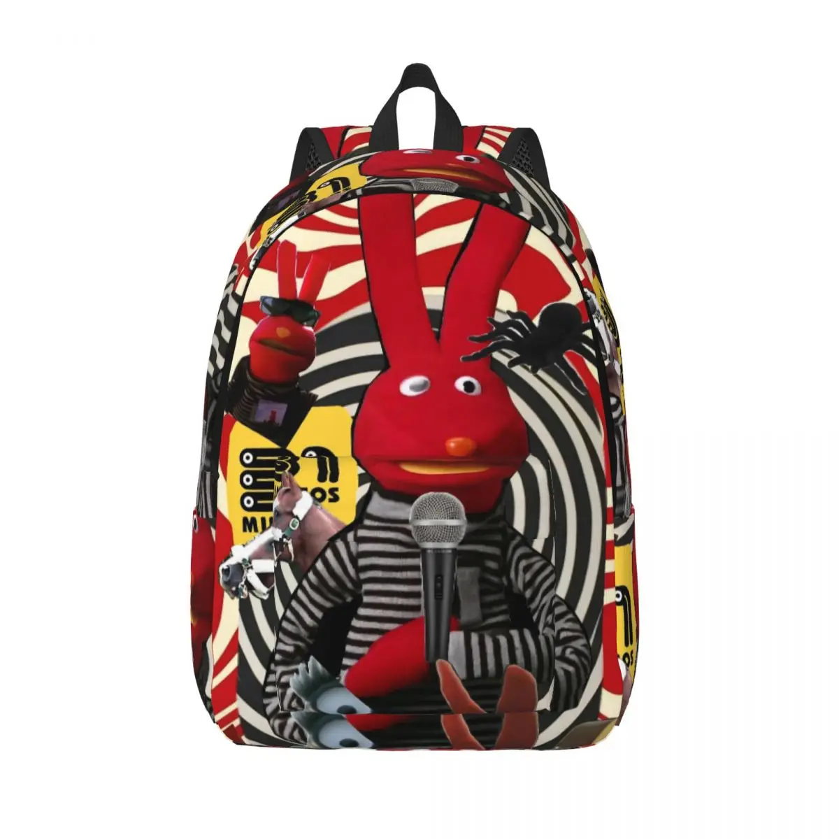 

31-минутный рюкзак с героями мультфильмов для мальчиков и девочек, детские школьные сумки для книг Juan Carlos Bodoque, холщовый рюкзак для дошкольников, сумка для начальной школы