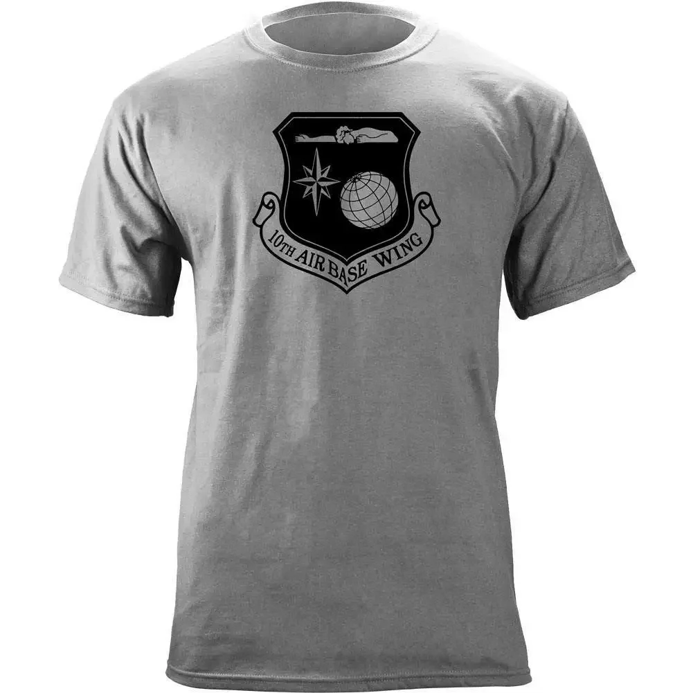 10th Air Base Wing Subdued Insignia Veteran T-Shirt 100% Cotton O-Neck Short Sleeve Summer Casual Mens T-shirt Streetwear