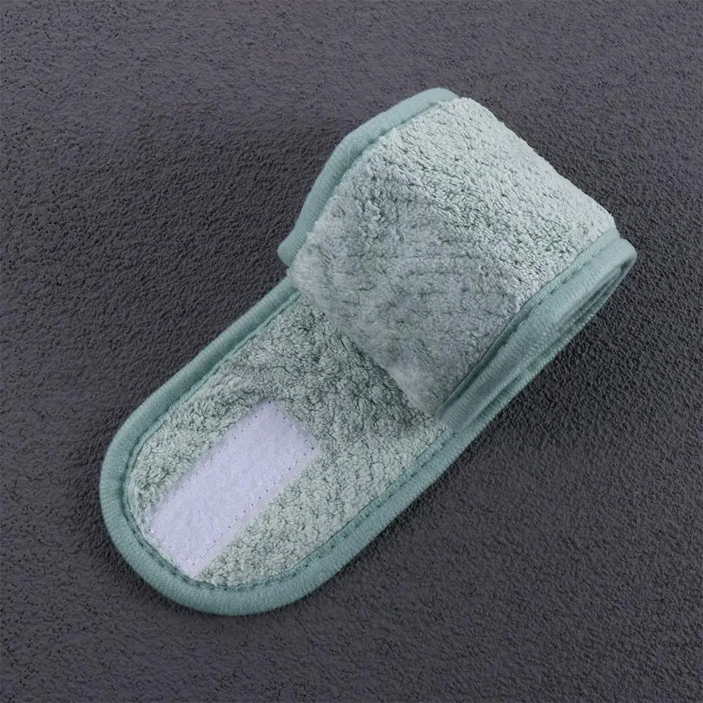 Women Hair accessories Adjustable Cosmetic Facial Bath Coral Fleece Headband Turban Wrap Tiara Face Wash Hairband