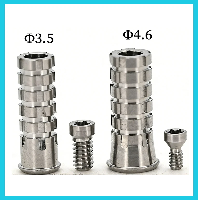 

1 шт. Стоматологический инструмент: Комбинированная отвертка для временных титановых коронок ITI, 4.6/3.5 мм