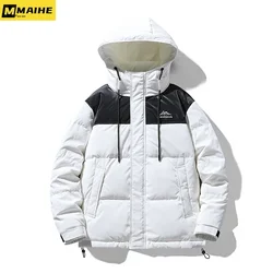 Lightweight down jacket short men's luxury winter warm white duck down coat brand outdoor clothing women mountaineering ski wear