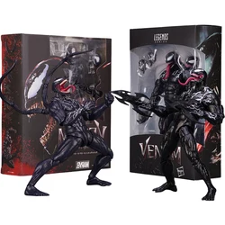 Venom Spider Man legends Action Figure Joint Movable Toys Change Face Statue Model Doll Collectible kids for Toy Gift