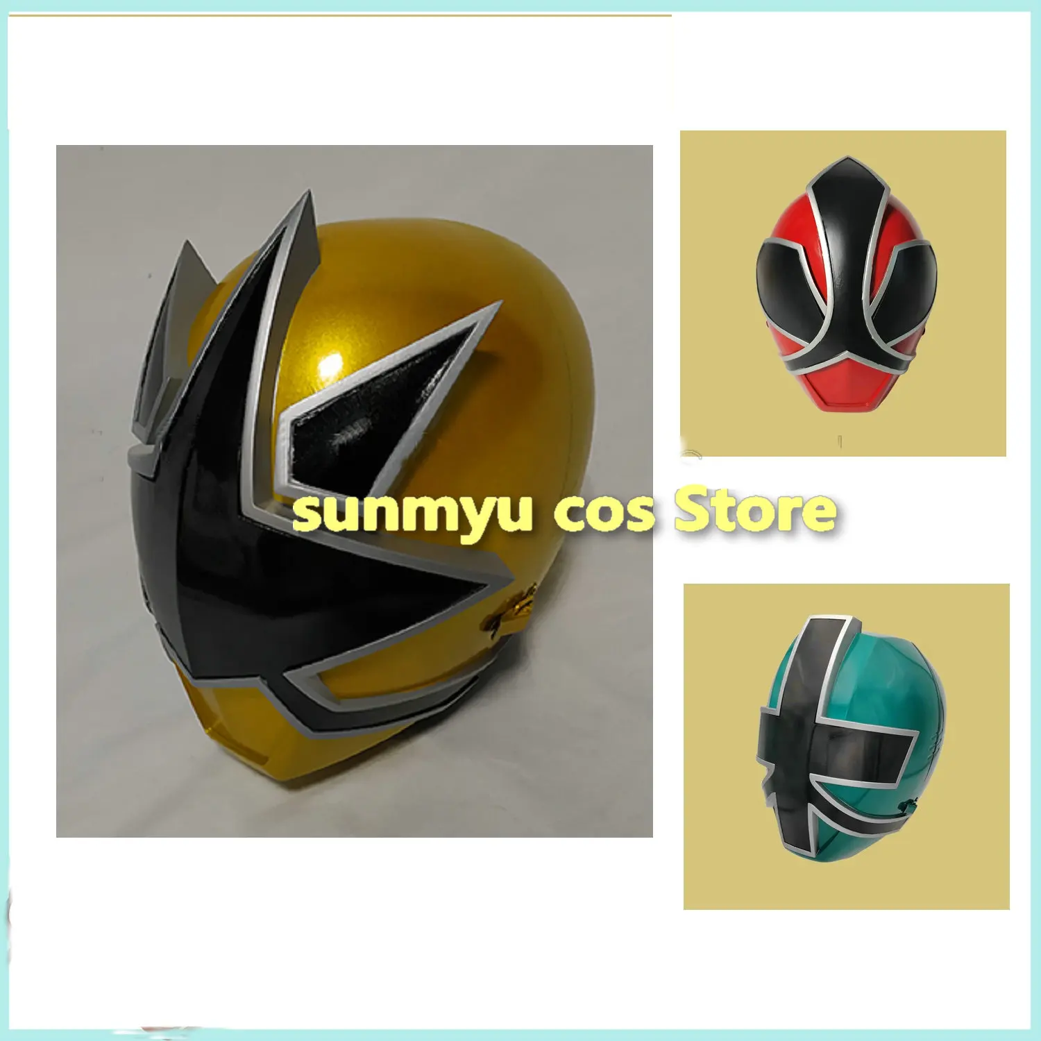 

Samurai Sentai Shinkenger mask Cosplay helmet resin material