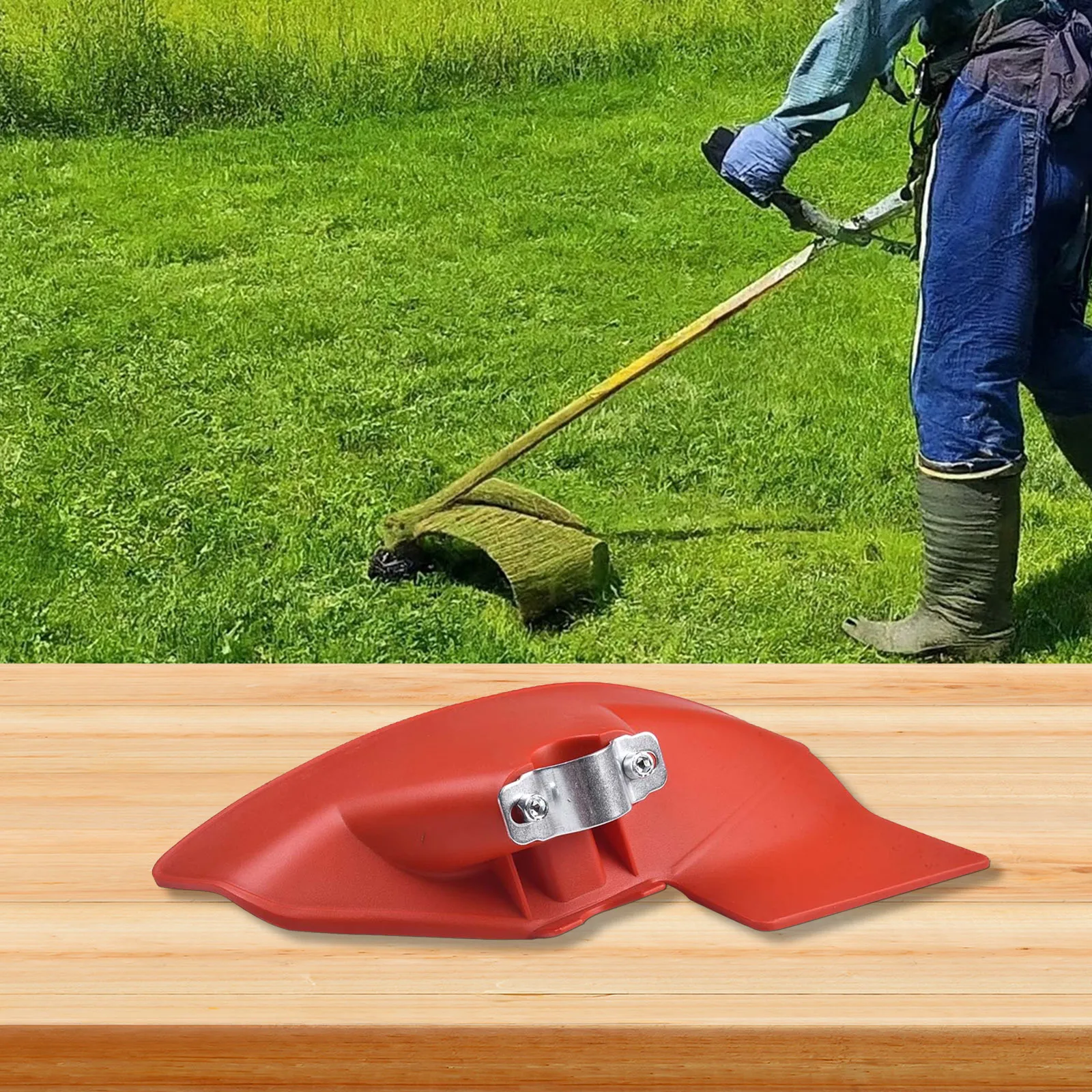 Lawn Mower Guard Machine Plastic For 24mm 26mm 28mm Shaft String Trimmer Trimmer 280*170mm Blade For Straight-axis