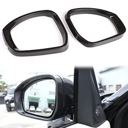 2Pcs Auto Exterior Side Rearview Mirror Frame Trim For Land Rover Range Rover Sport Vogue Discovery 4 5 Car Styling Sticker