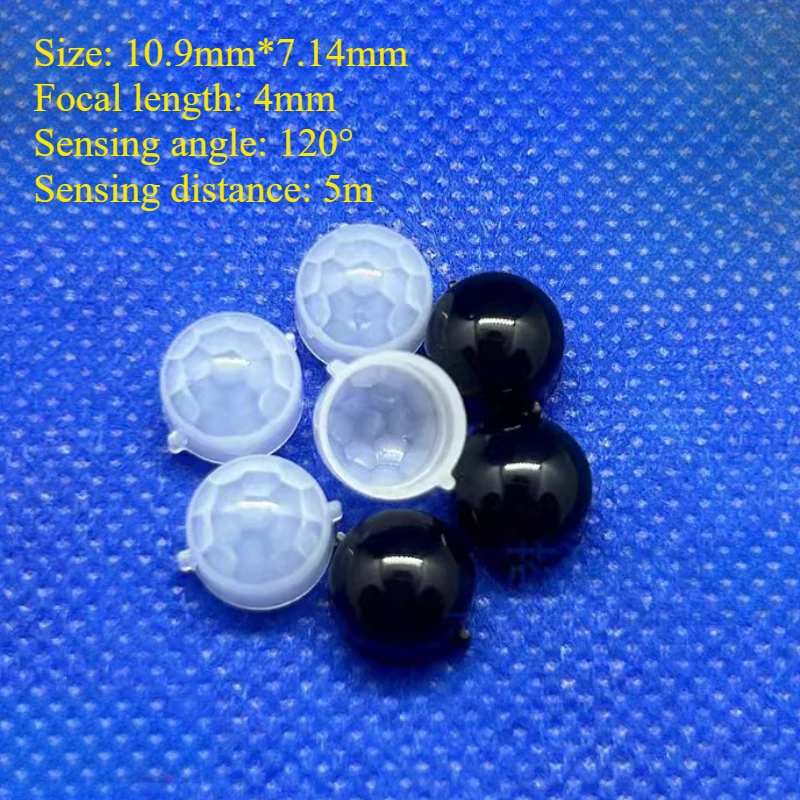 Image of 10PCS PIR 10,9*7,14mm Optische Fresnel-linse für Menschlichen Körper Pyroelektrische Infrarot Sensing Sensor LED Licht solar Modul Sonde Objektiv