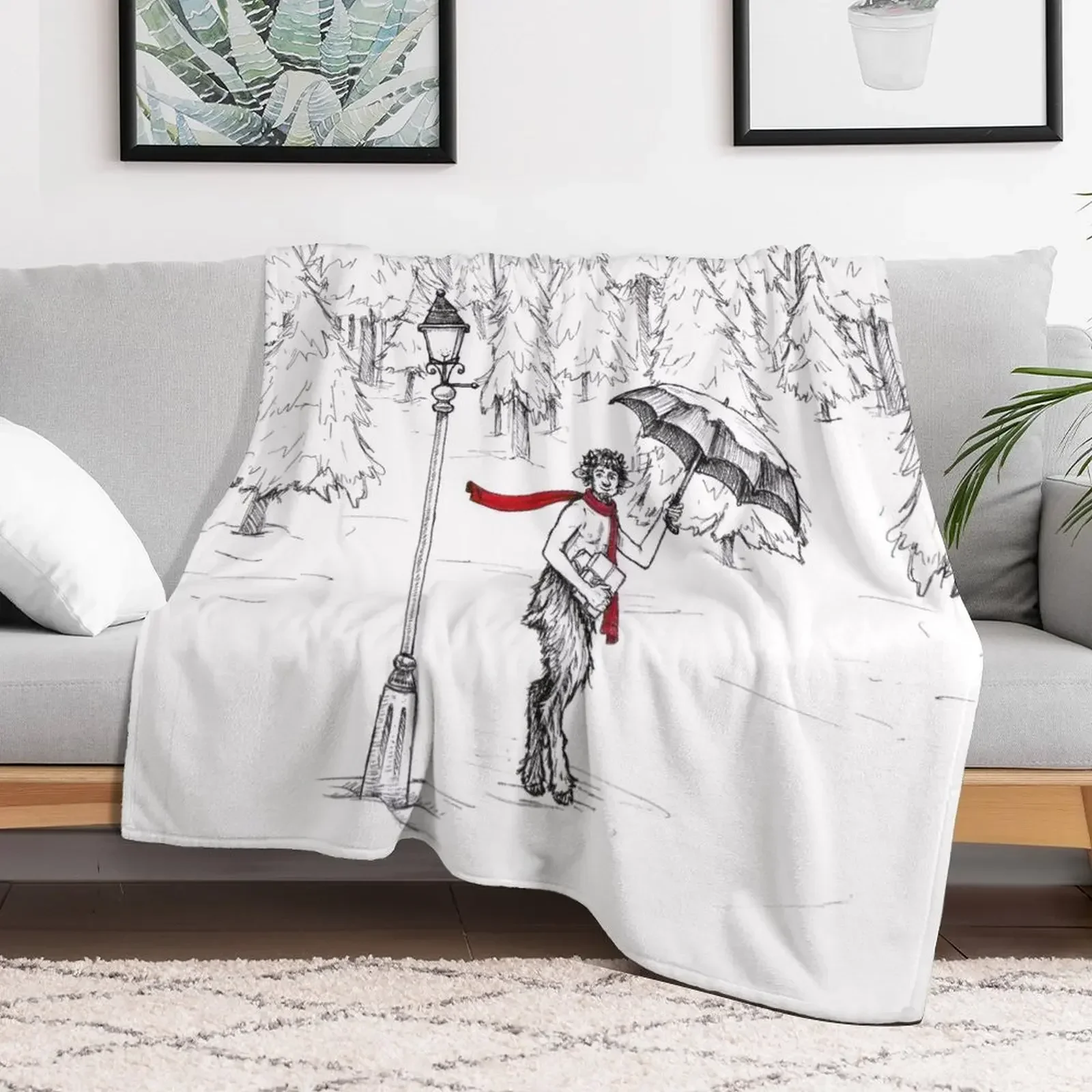 

The Lion, The Witch, and the Wardrobe, Chronicles of Narnia Mr. Tumnus Throw Blanket Beautifuls Multi-Purpose Blankets
