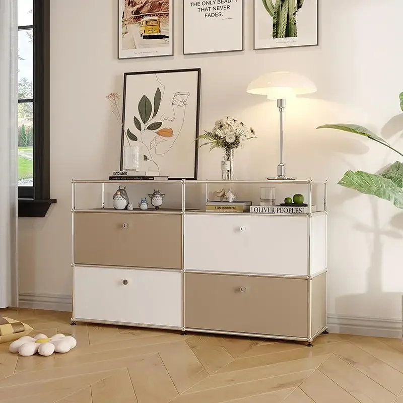 simple Modern Internet celebrity decorated TV side cabinet