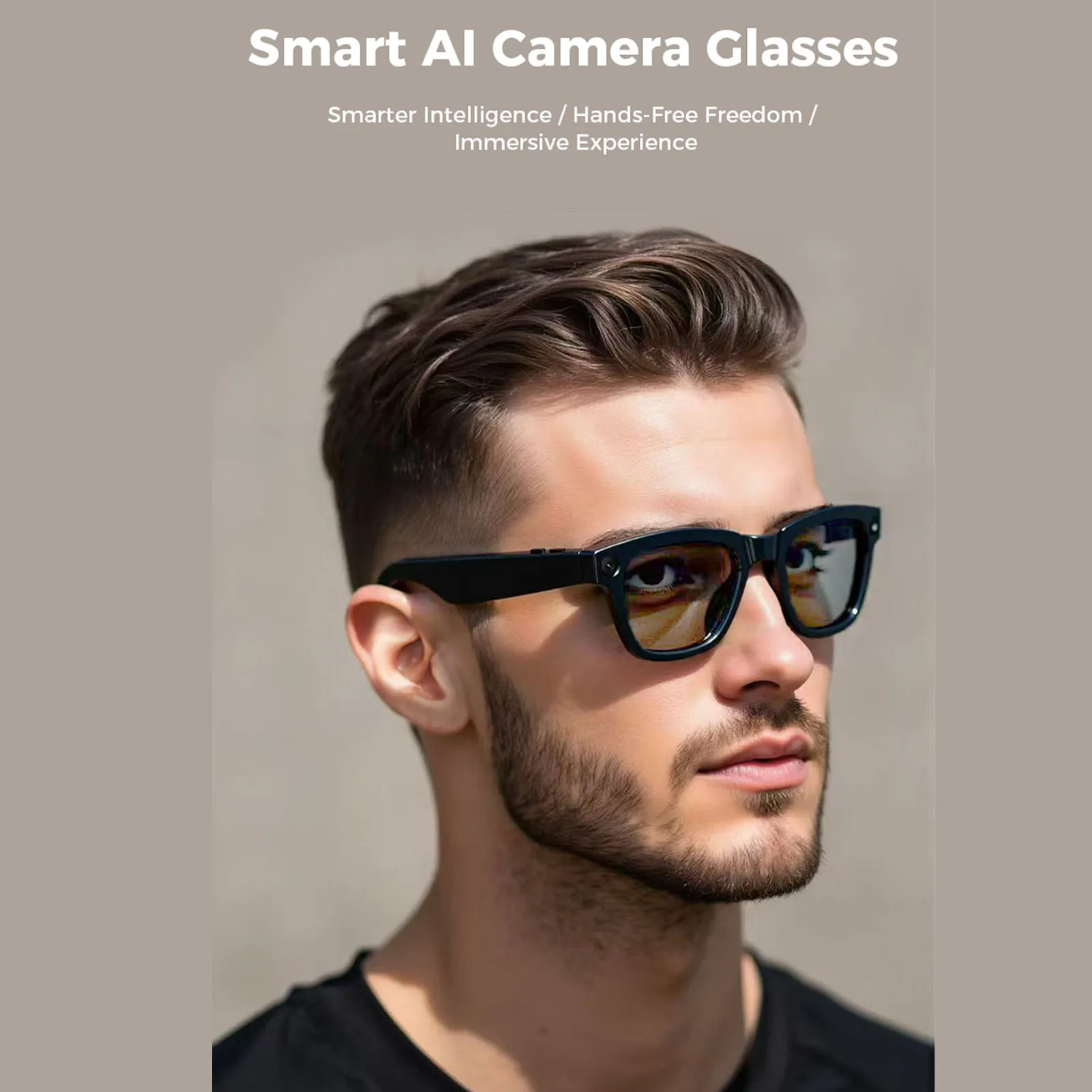 

M01 Antu-Blue Smart Glasses With HD Camera Ai Chat GPT WIFI Transmission ENC Headphone Translate Men Women Bluetooth Sunglasses