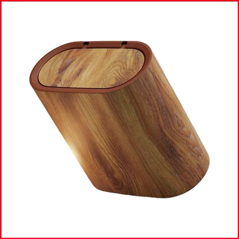 

K92A небольшая мусорная банка с скрытой корзиной для отходов крышки Идеально подходит для плотного пространства в ванной комнате