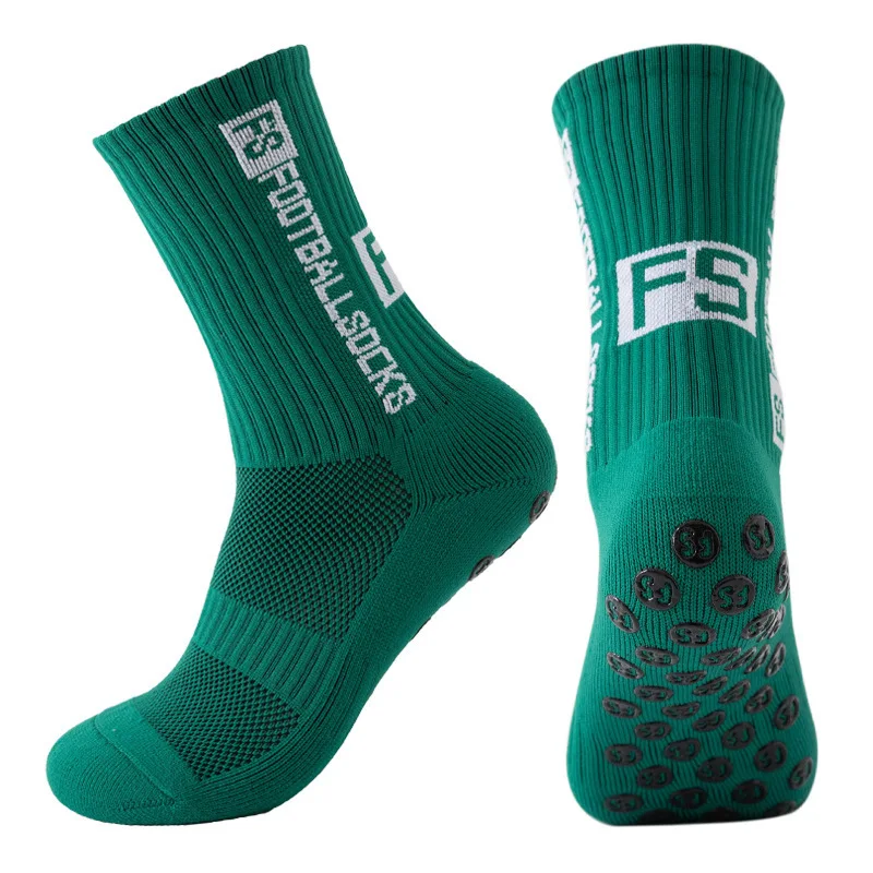 Dreamlikelin 1 Pair High Quality Wear-Resistant Football Socks Soft Breathable Thick Sports Socks Adhesive Anti Slip Sweat Absor view 3