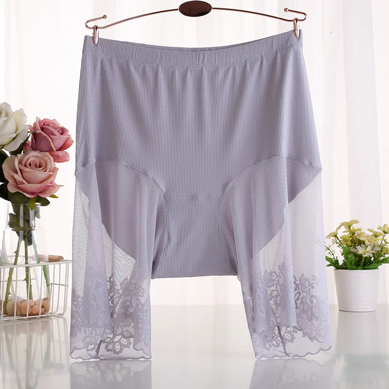 60-115 KG Plus Size Safety Short Pants Summer Women Seamless Underskirt Shorts Anti Rub Thigh Boyshorts  Lace Women Boxers