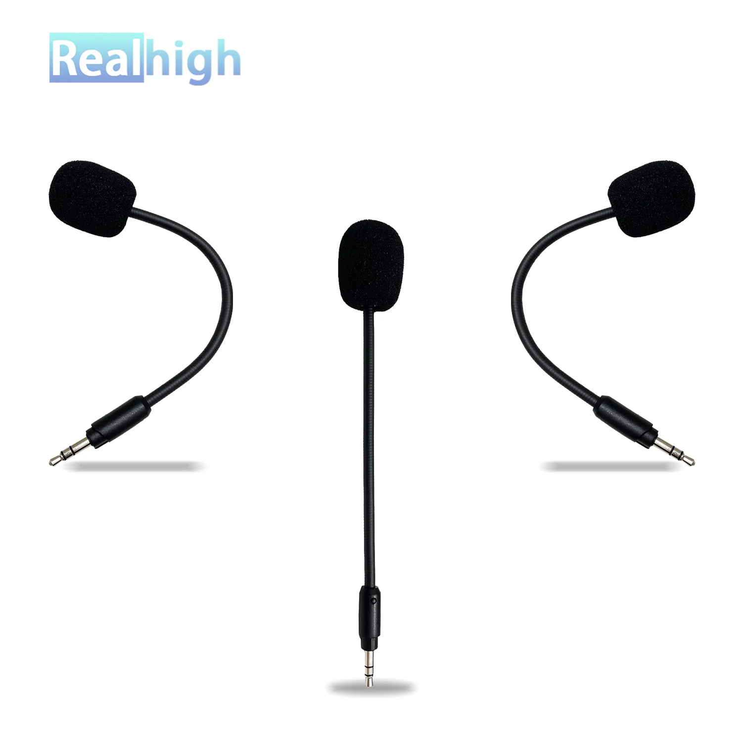 Realhigh 1 Pcs of Replacement Game Mic Detachable Microphone Boom for Logitech G233,G433 Headphones