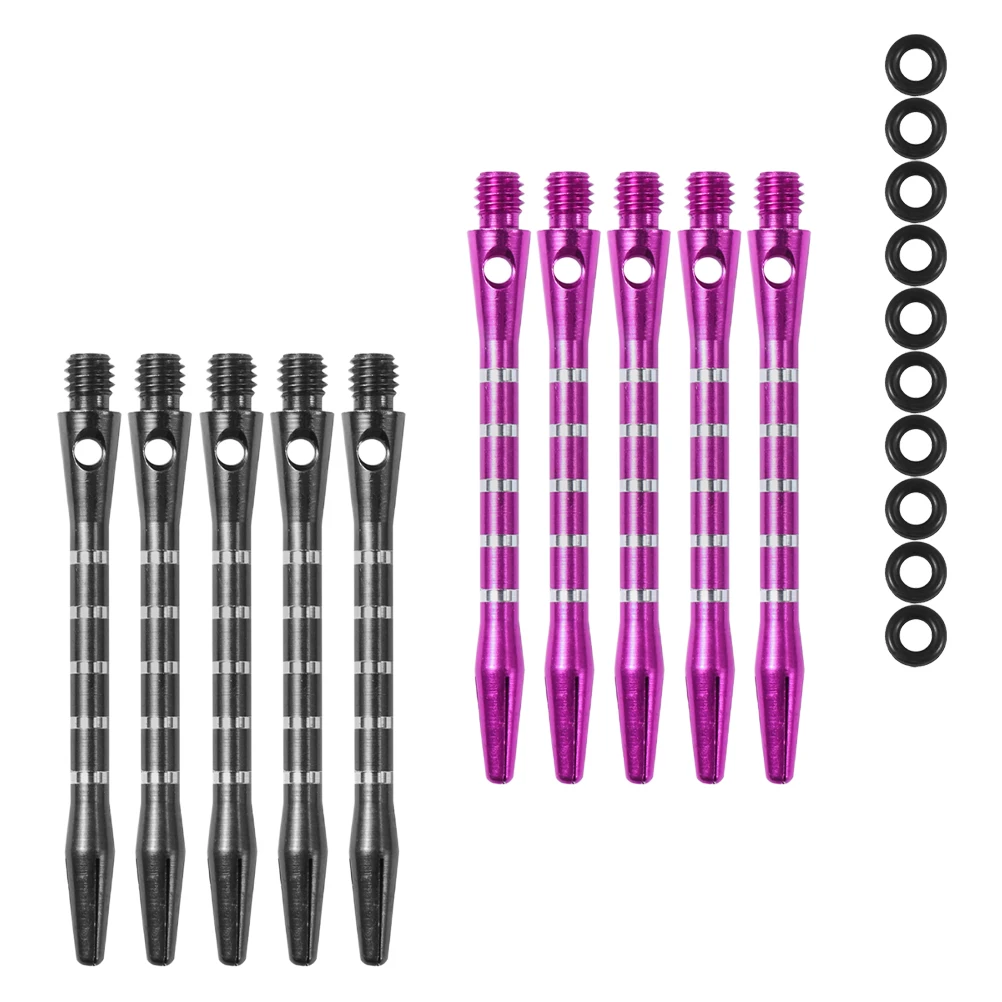 

10 Sets Dart Shafts Replacement 2BA Aluminum Alloy Lightweight Non Slip Grip Thread Steel Tips Outdoor Toys