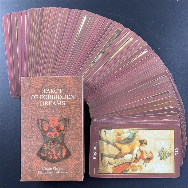 Taboo Dream Tarot Card Game English Version Guide Magic Fate Divine Oracle Cartaro Card Fate Prophecy Card Family Gathering Game