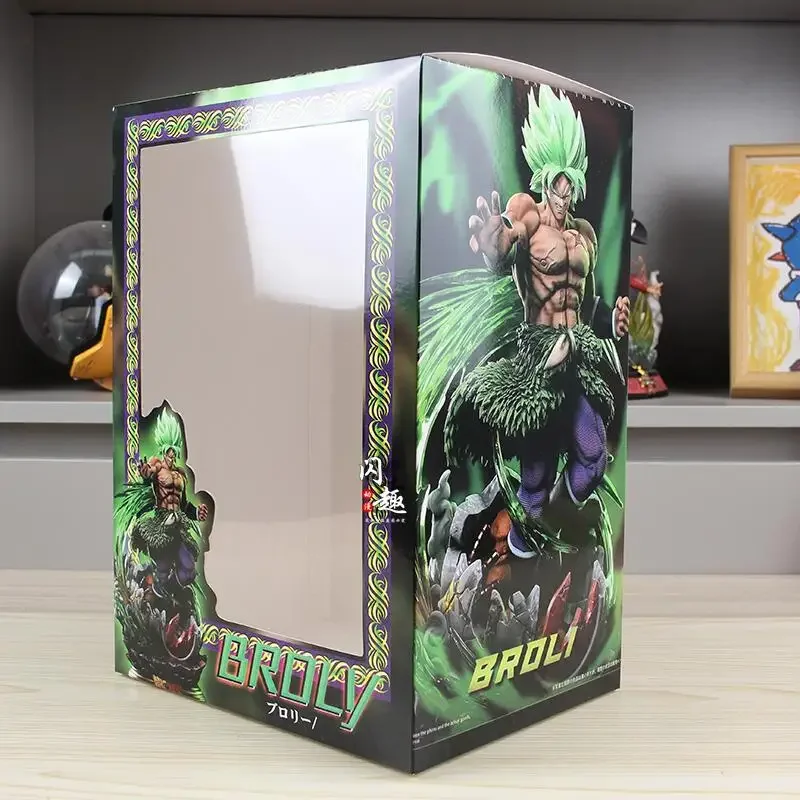 드래곤볼 피규어 Gk Broli 슈퍼 사이어인 Broly 10 번째 총알 티라노사우르스 렉스 PVC 애니메이션 액션 피규어 조각상 선물 장난감, 29cm