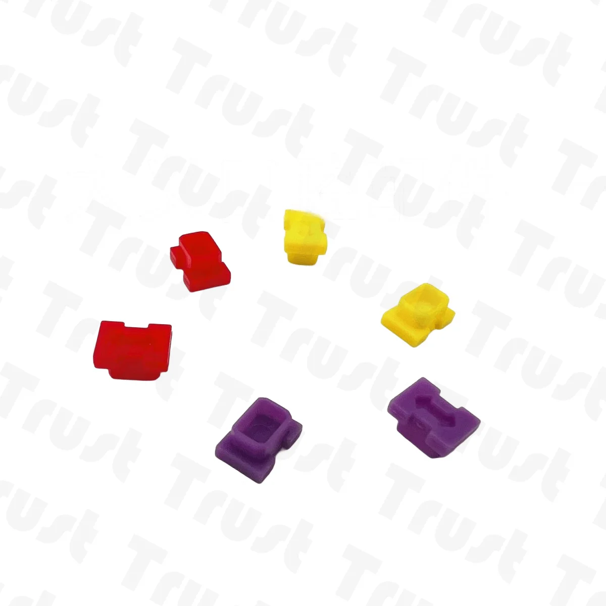 

20Pcs Dental Caps Close Plastic Cap Closed Tray Impression Coping RN RC NC High Quality Durable