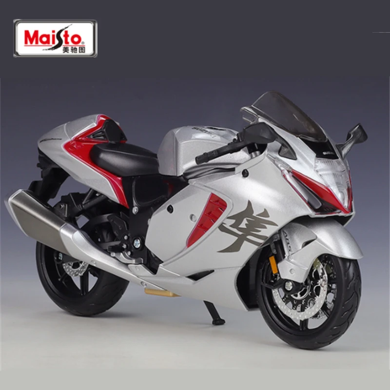 Maisto 1:12 SUZUKI 2022 Hayabusa Alloy Racing Motorcycle Model Diecasts Metal Street Sports Motorcycle Model Childrens Toys Gift