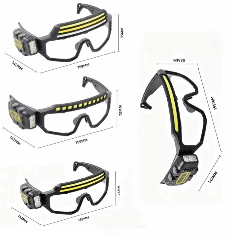 Sensor Clip-On Glasses Headlamp product photo