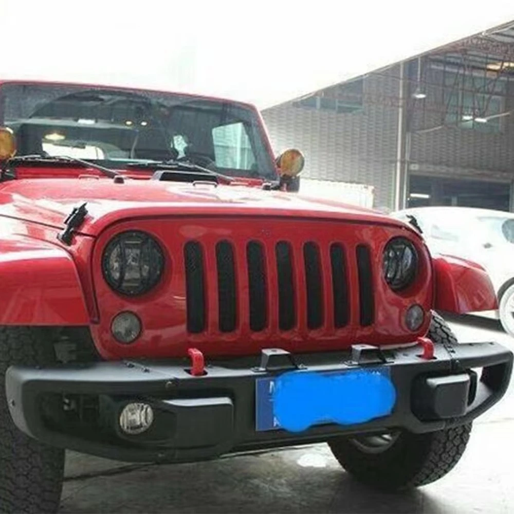 Lantsun J087 for wrangler Jk 2007-2017 Steel 10th Anniversary Front Bumper Off-road Bull bar view 6