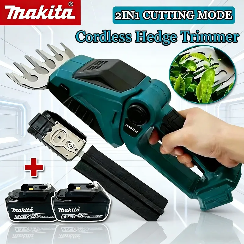 makita-cordless-hedge-trimmer-2-in-1handheld-electric-grass-shears-operated-shrubbery-trimmer-for-garden-power-tool-mini
